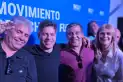 Un legislador tucumano con Axel Kicillof y un ministro en el festejo por el Día del Niño