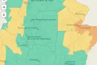 Alerta naranja por tormentas en el norte argentino: tres provincias tendrán precipitaciones potentes
