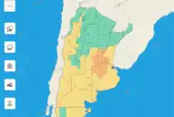 Alerta naranja y amarilla en 18 provincias: viento Zonda, tormentas severas y y ráfagas de 100 km/h azotan a la Argentina