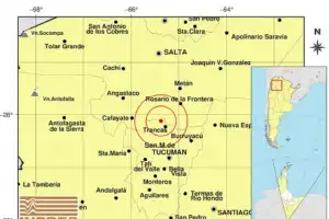 Un temblor de magnitud 5 sacudió la madrugada de Tucumán y despertó a los vecinos