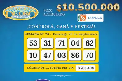 Los Números de Oro de LA GACETA