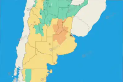 Alerta naranja y amarilla en 18 provincias: viento Zonda, tormentas severas y y ráfagas de 100 km/h azotan a la Argentina