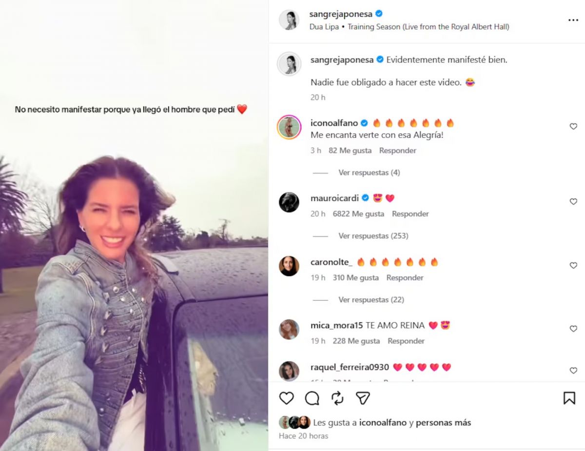 La China Suárez subió un video y le quitaron la licencia de conducir a Mauro Icardi