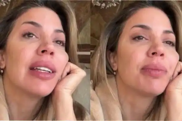 Con lágrimas en los ojos, Virginia Gallardo lamentó no poder peregrinar por la cirugía con Lotocki