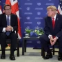 Trump y el primer ministro del Reino Unido se reunieron y hablaron sobre Malvinas
