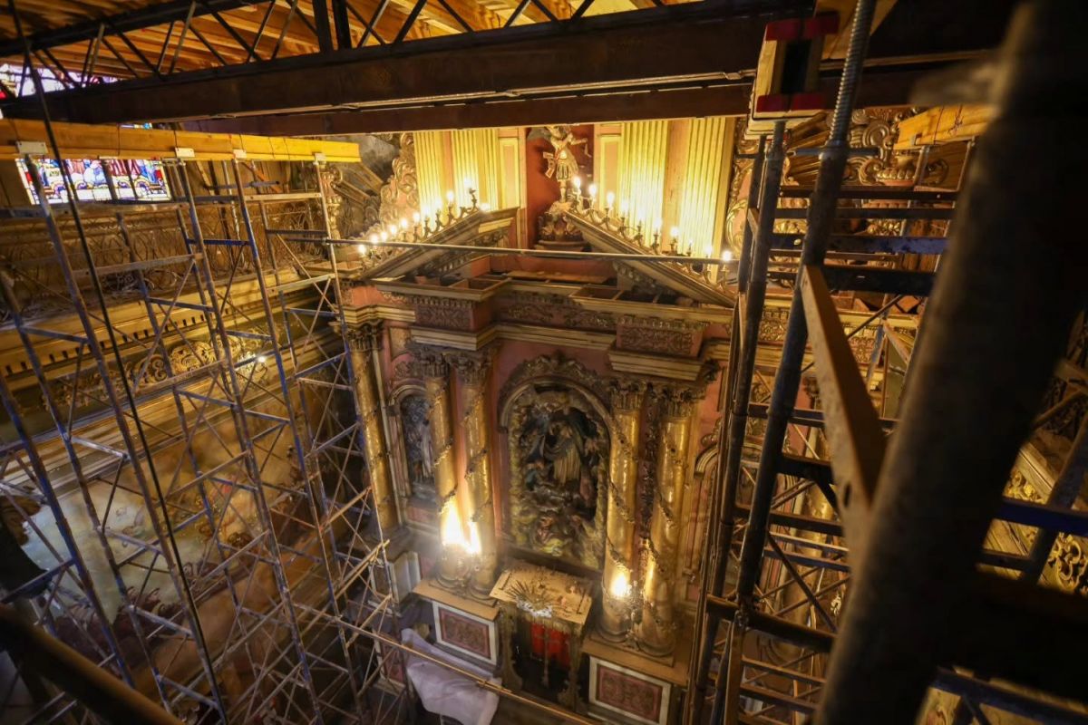 A días de volver a abrir sus puertas, así está hoy la Iglesia San Francisco