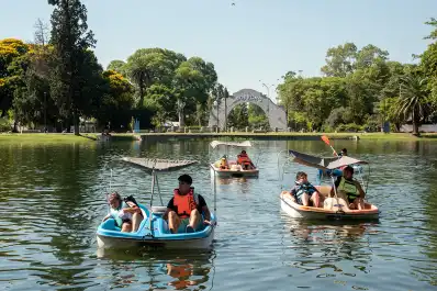 Cumplió un año el servicio de Bicilagos en el Parque 9 de Julio