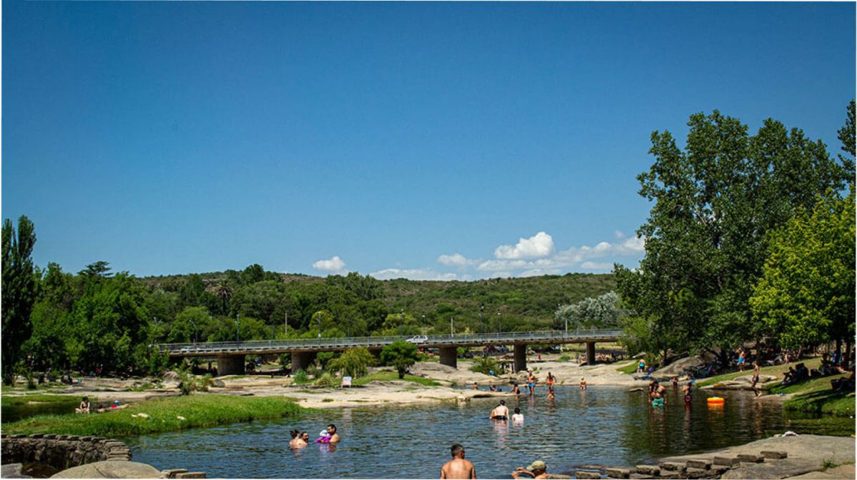 Los ríos de Cabalango conforman pozones de agua. 