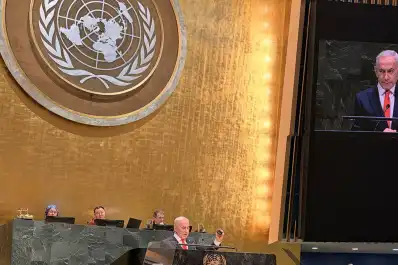Netanyahu habló ante una ONU semivacía tras el retiro de decenas de delegaciones