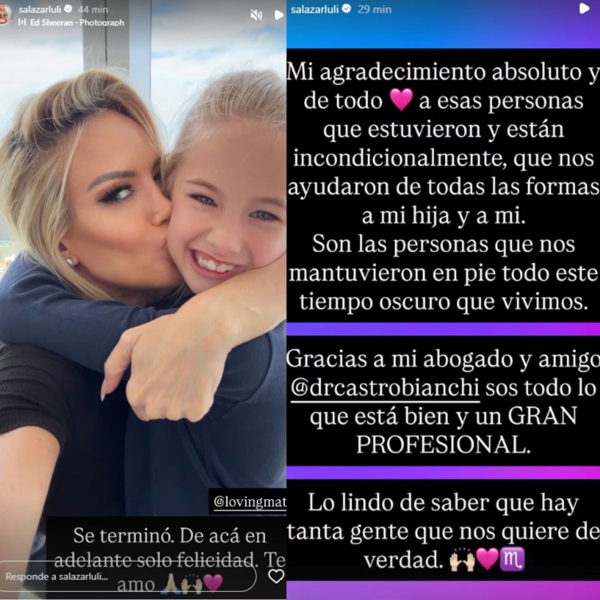 Luciana Salazar anunció que llegó a un acuerdo judicial con Martín Redrado