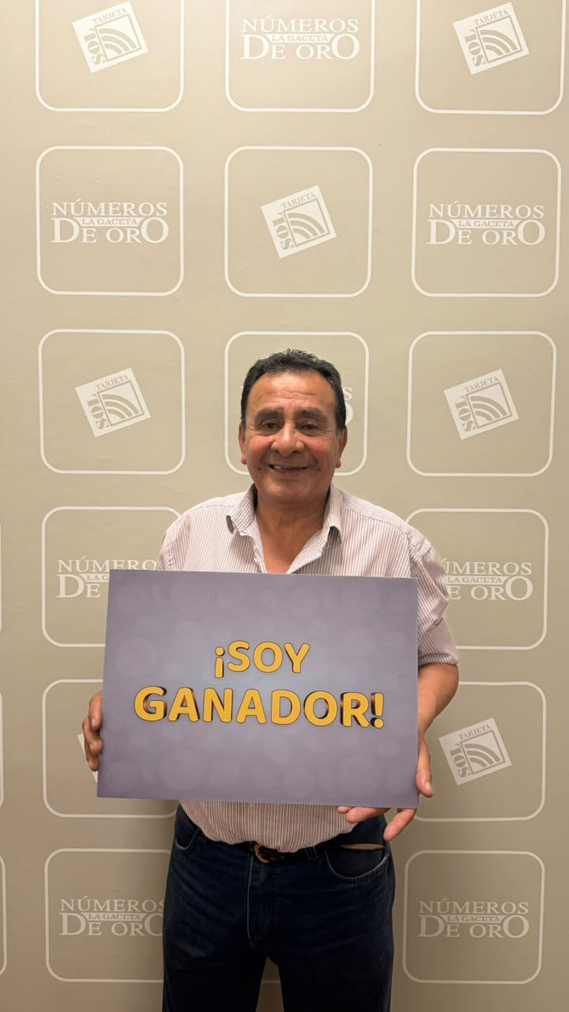 SONRISA. Norberto Chaves es de Alderetes y completó la tarjeta.