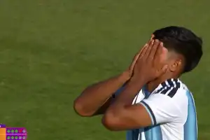 Con un penal errado por Olima, Argentina perdió contra Paraguay y se quedó con la medalla de plata en los Suramericanos