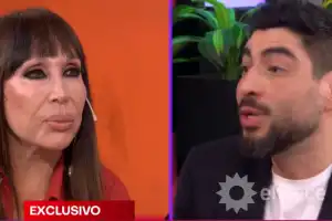 La polémica reaparición de Facundo Moyano en el programa de Moria Casán: llegó tarde y habló del escándalo con Candela Arizaga