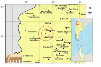 Dos sismos sacudieron el sur de Salta este viernes: dónde fueron los epicentros
