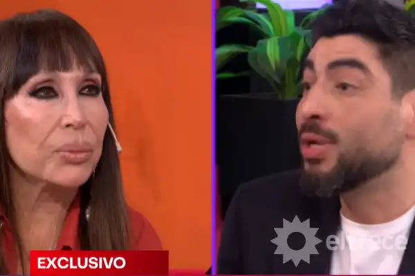 La polémica reaparición de Facundo Moyano en el programa de Moria Casán: llegó tarde y habló del escándalo con Candela Arizaga