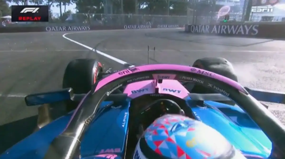 Un toque de Colapinto dejó fuera del GP de Bakú a Norris y Gasly