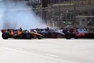 Franco Colapinto fue sancionado tras el choque con Gasly y Norris en el GP de Azerbaiyán