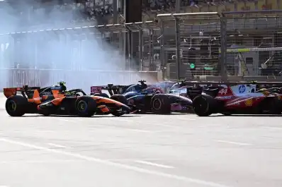 Franco Colapinto fue sancionado tras el choque con Gasly y Norris en el GP de Azerbaiyán
