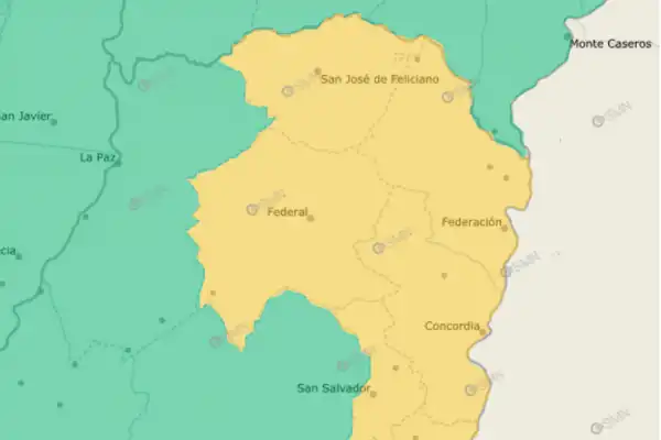 Alerta amarilla por lluvias y tormentas: cuáles son las provincias más afectadas este sábado
