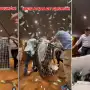 A patadas y palazos contra la Legislatura: el video de LLA que desató una ola de repudios