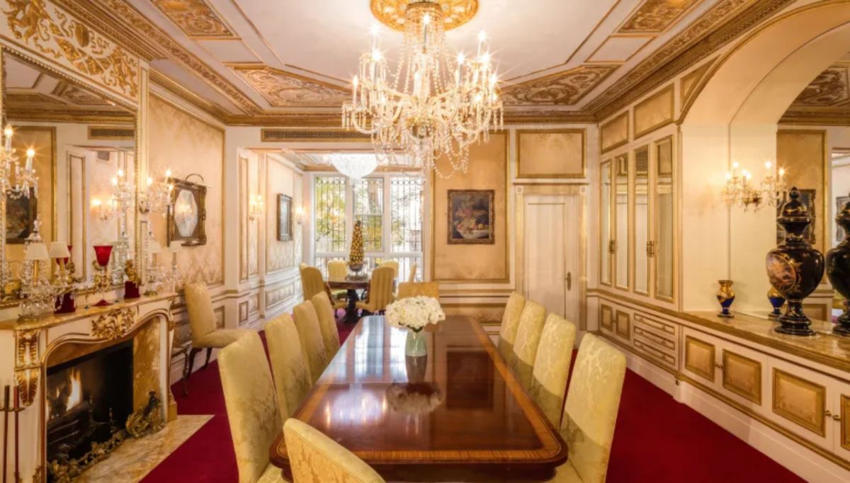 Así era la lujosa mansión de Ivana, la primera esposa de Donald Trump: seis pisos, decoración de lujo y un precio millonario
