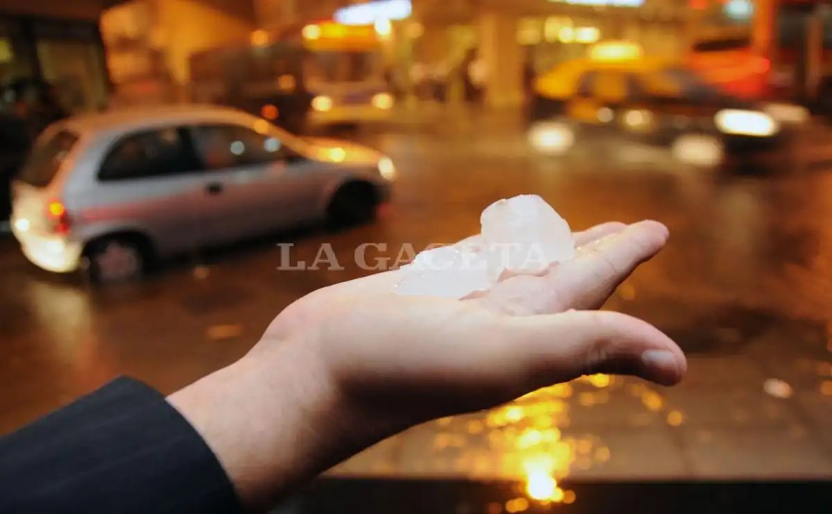 RIGE alerta meteorológica: podría caer granizo.