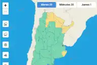 Granizo, actividad eléctrica y lluvias abundantes: el SMN emitió la alerta amarilla por tormentas para 10 provincias