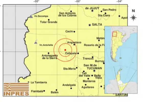 Volvió a temblar el sur de Salta: dónde fue el epicentro y qué magnitud tuvo