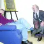 Recuerdos fotográficos: 2000. Sabato contó a LA GACETA que prefería pintar a escribir