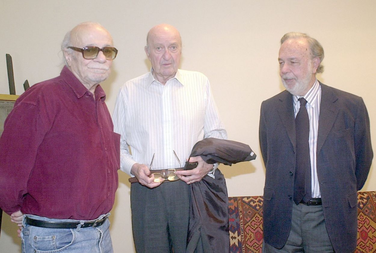 Recuerdos fotográficos: 2000. Sabato contó a LA GACETA que prefería pintar a escribir