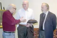 Recuerdos fotográficos: 2000. Sabato contó a LA GACETA que prefería pintar a escribir