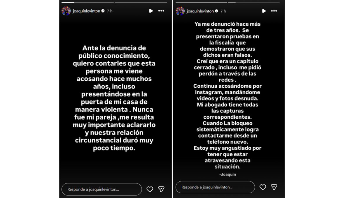Qué dijo Joaquín Levinton tras ser denunciado por abuso sexual agravado