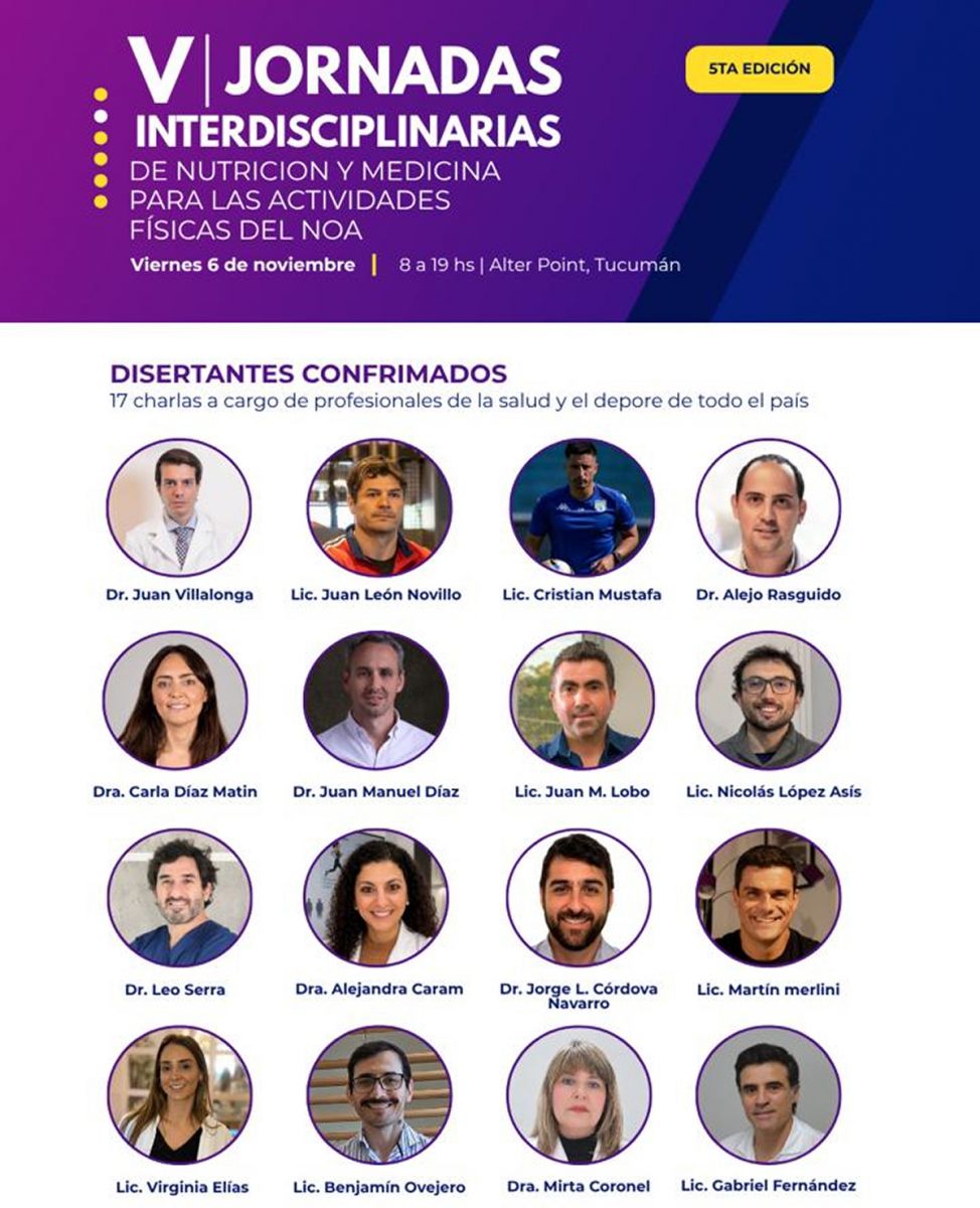 TRABAJO INTERDISCIPLINARIO. Las jornadas reúnen a nutricionistas, médicos, kinesiólogos y profesionales de la preparación física.