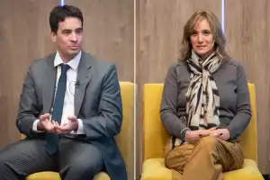 Ni saludo ni charla: el frío cruce entre Adrián Ravier y Malena Galmarini en LA GACETA
