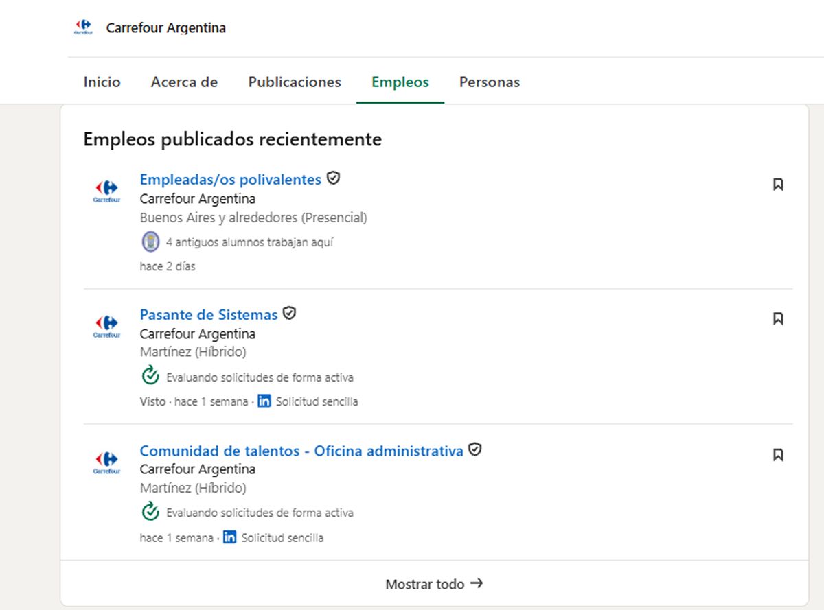 PASANTÍA. Carrefour busca estudiantes de Sistemas para incorporarse al equipo de eCommerce B2C sin experiencia previa