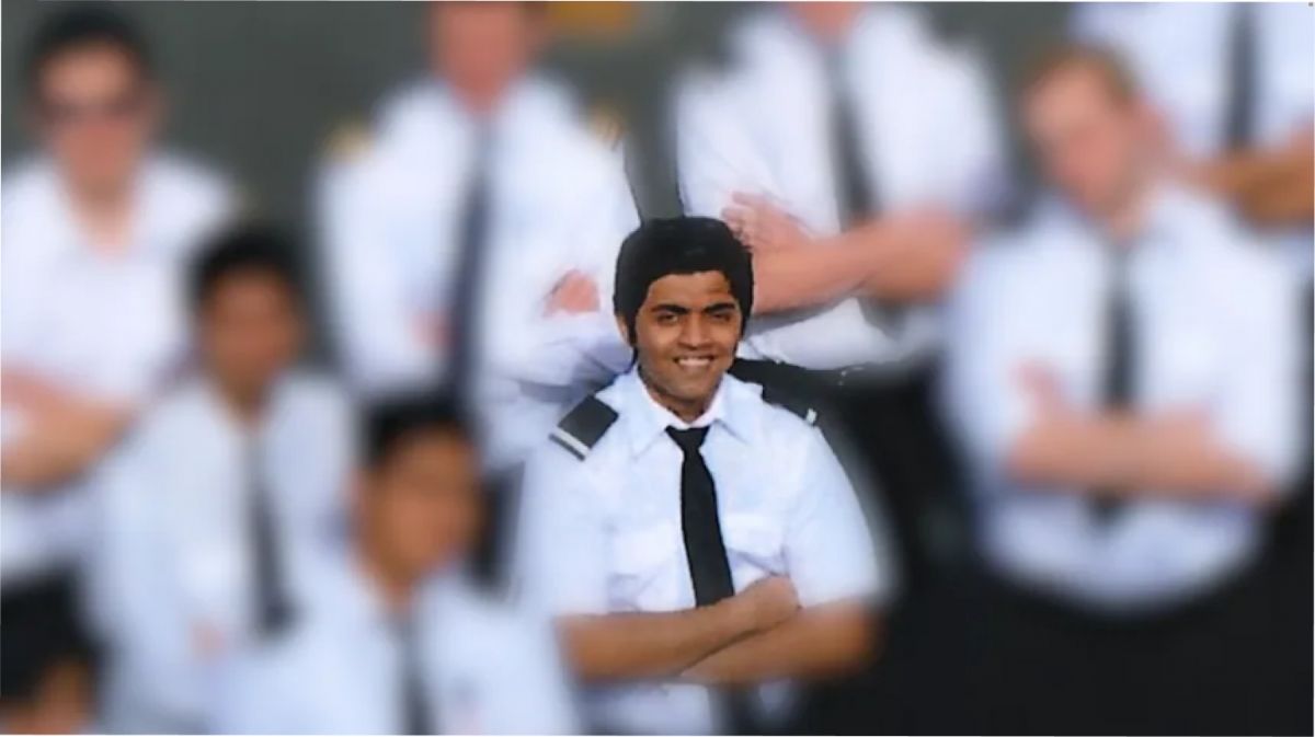  Smit Machchhar cuando se estaba formando como piloto en Nueva Zelanda alrededor del año 2008. Aeropuerto continental/CNN