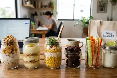 Cinco snacks saludables para llevar en el bolso o la cartera al trabajo
