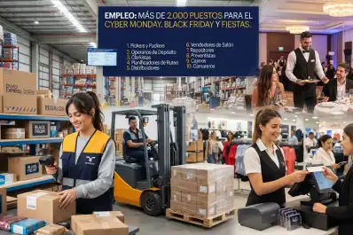 Buscan cubrir más de 2.000 empleos por el Cyber Monday, el Black Friday y las fiestas: los 10 perfiles laborales más requeridos
