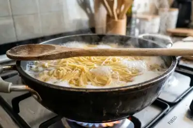 El truco de cocina que se volvió viral: para qué sirve poner una cuchara de madera sobre la olla