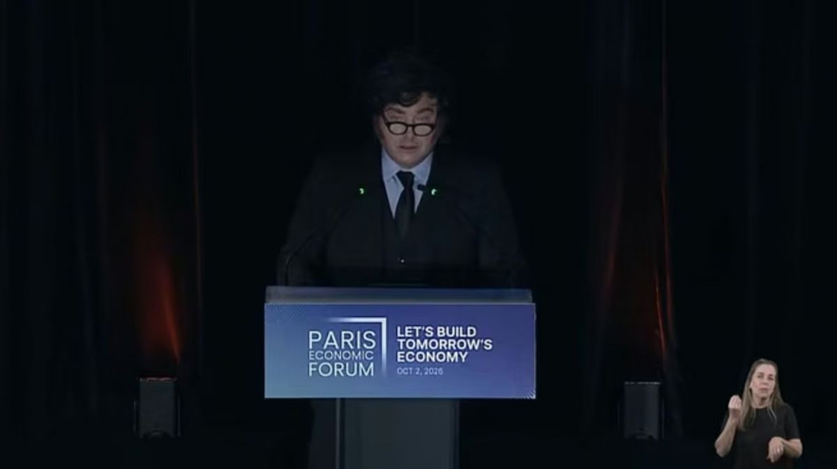 Javier Milei, en Francia: "Si logramos la reelección el riesgo país se va a desplomar"