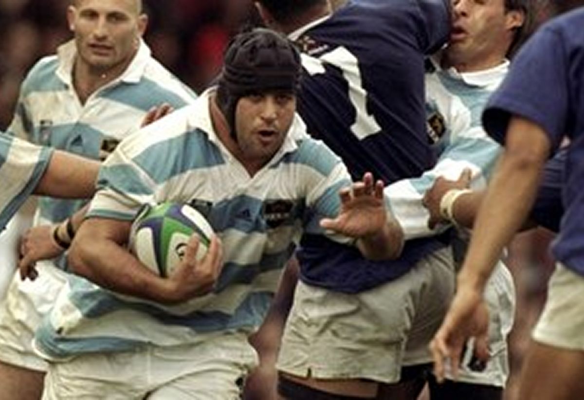 OTRA ÉPOCA. Hasan debutó en Los Pumas en 1995.