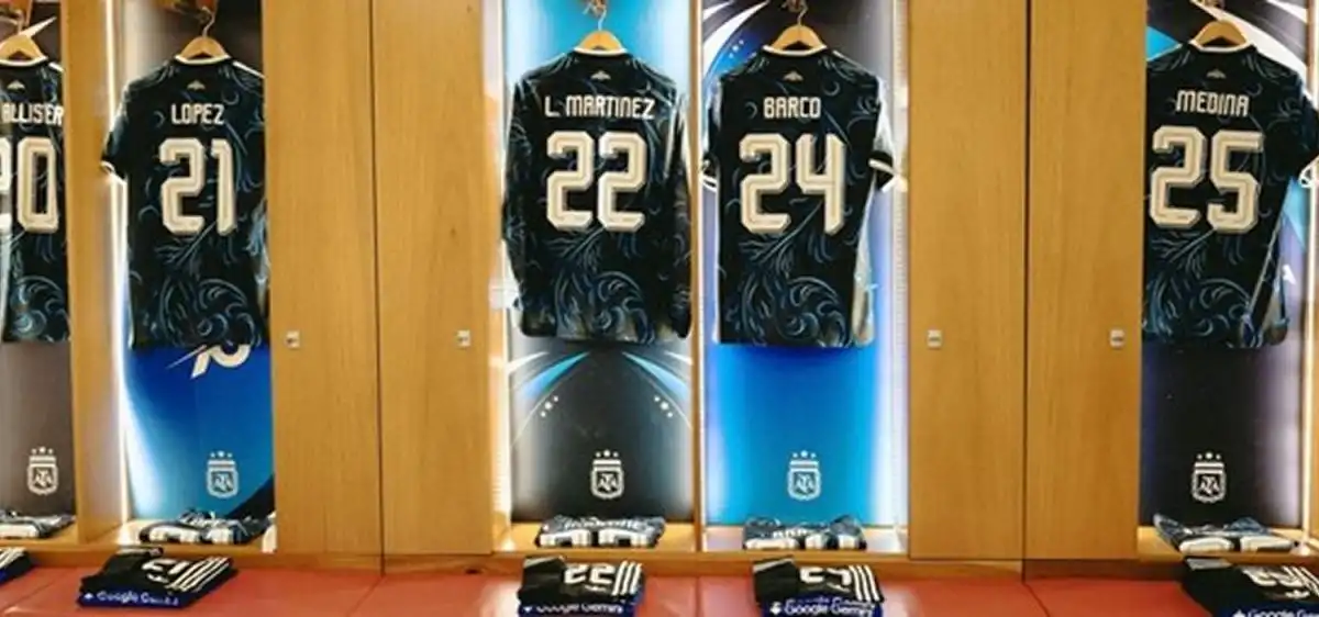 El vestuario de la Selección