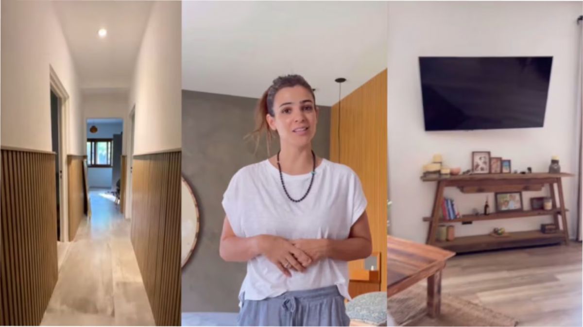 Agustina Cherri mostró el paso a paso de la remodelación de su casa (Foto: Instagram / agustinacherriok/TN)