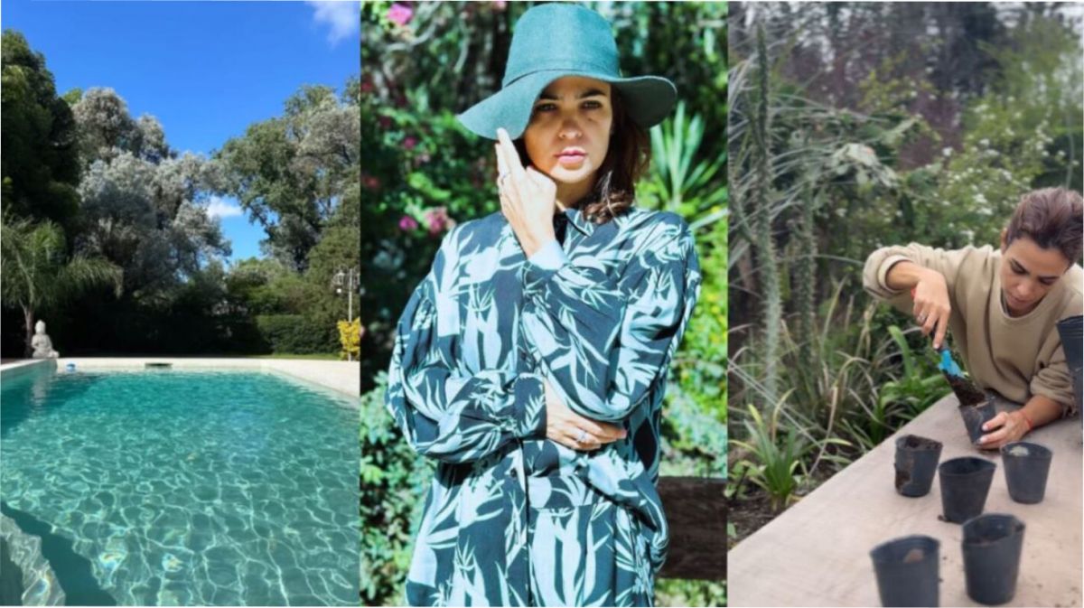 La pileta de Agustina Cherri (Foto: Instagram / agustinacherriok/TN)