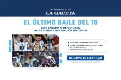 El último baile de Messi: este sábado, LA GACETA entrega un póster exclusivo