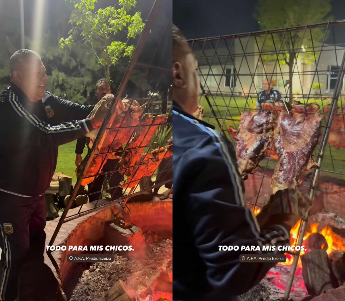 Así fue el mega asado de despedida que la Selección le hizo a Messi