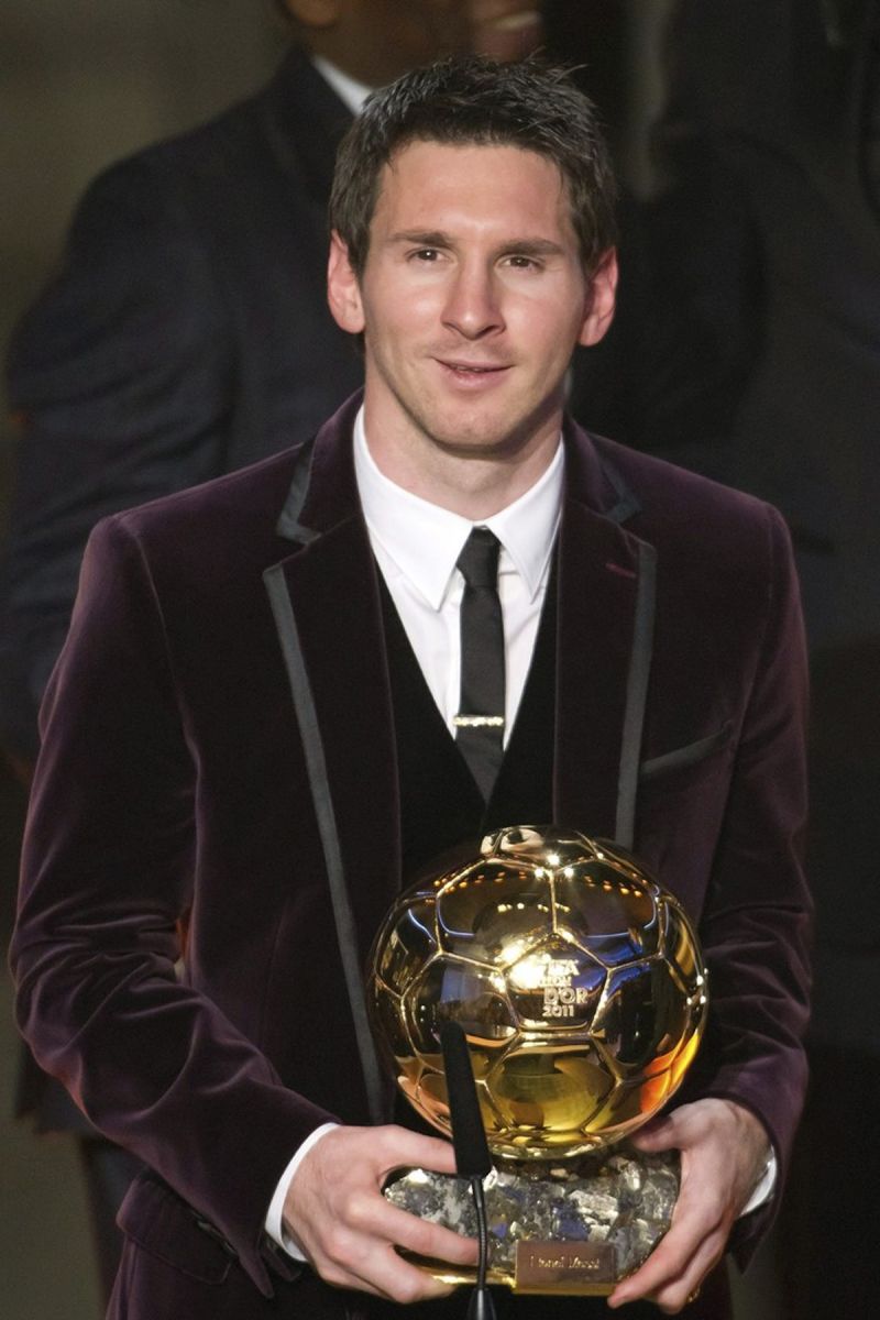 Los looks de Messi a lo largo de sus ocho Balones de Oro