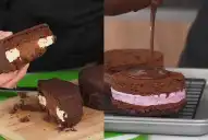 Alfajor de chocolate helado relleno de dulce de leche: el postre bomba para el verano