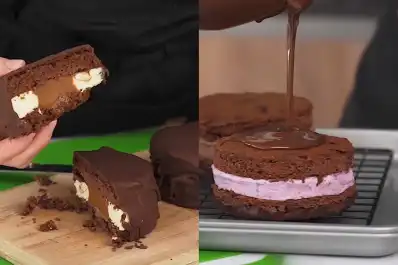 Alfajor de chocolate helado relleno de dulce de leche: el postre bomba para el verano