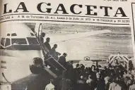 Recuerdos fotográficos: 1973. Un periodista de LA GACETA estaba en un avión secuestrado